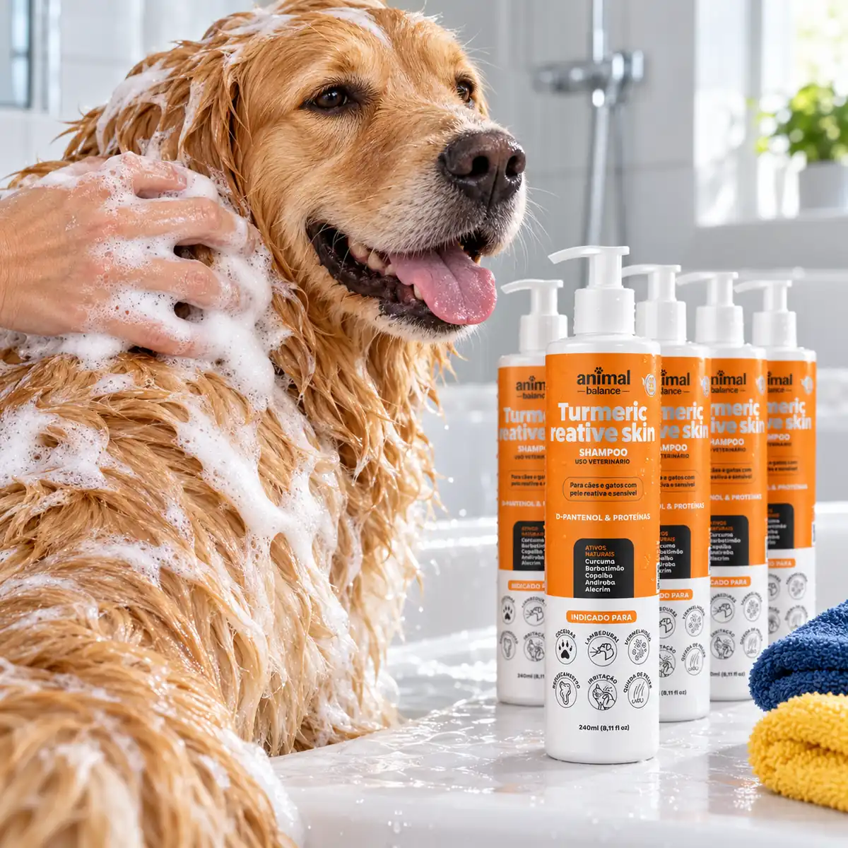 1,2 Litros - Shampoo Cúrcuma — detalhe