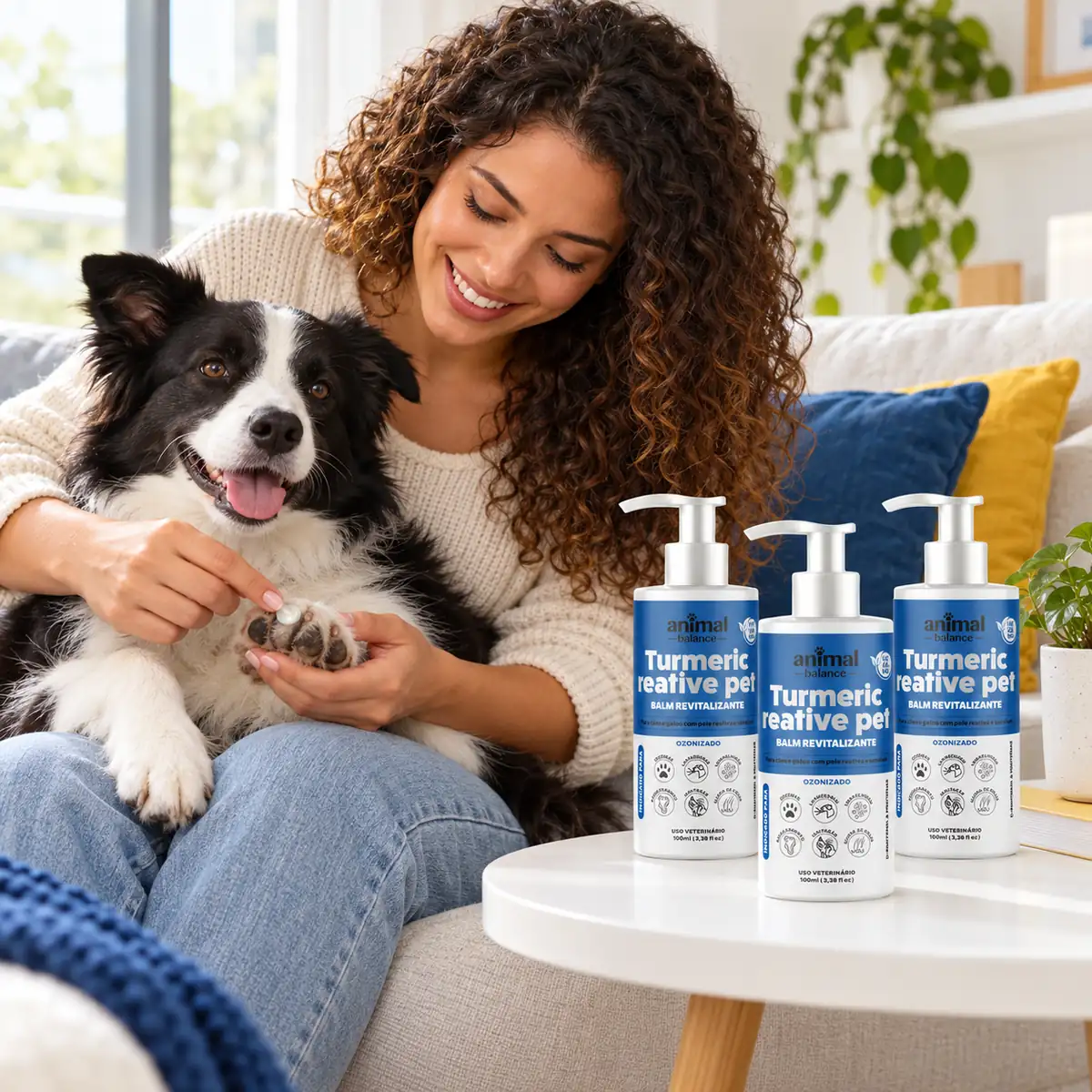 3 Balms Reestruturantes em uso, em casa