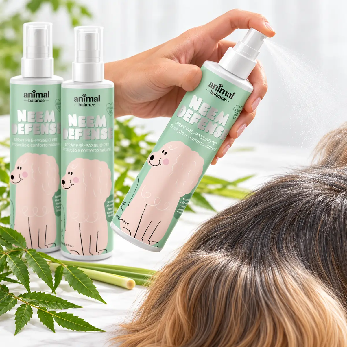 3 Spray Neem Defense - Repelente — detalhe