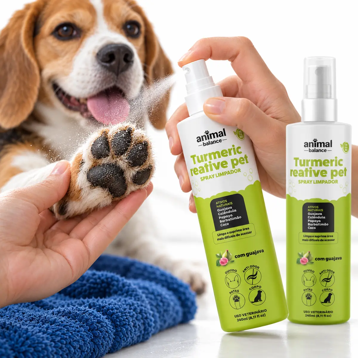 2 Unid - Spray Limpador a Seco - Psidium, Calêndula e Aloe - 240ml — detalhe