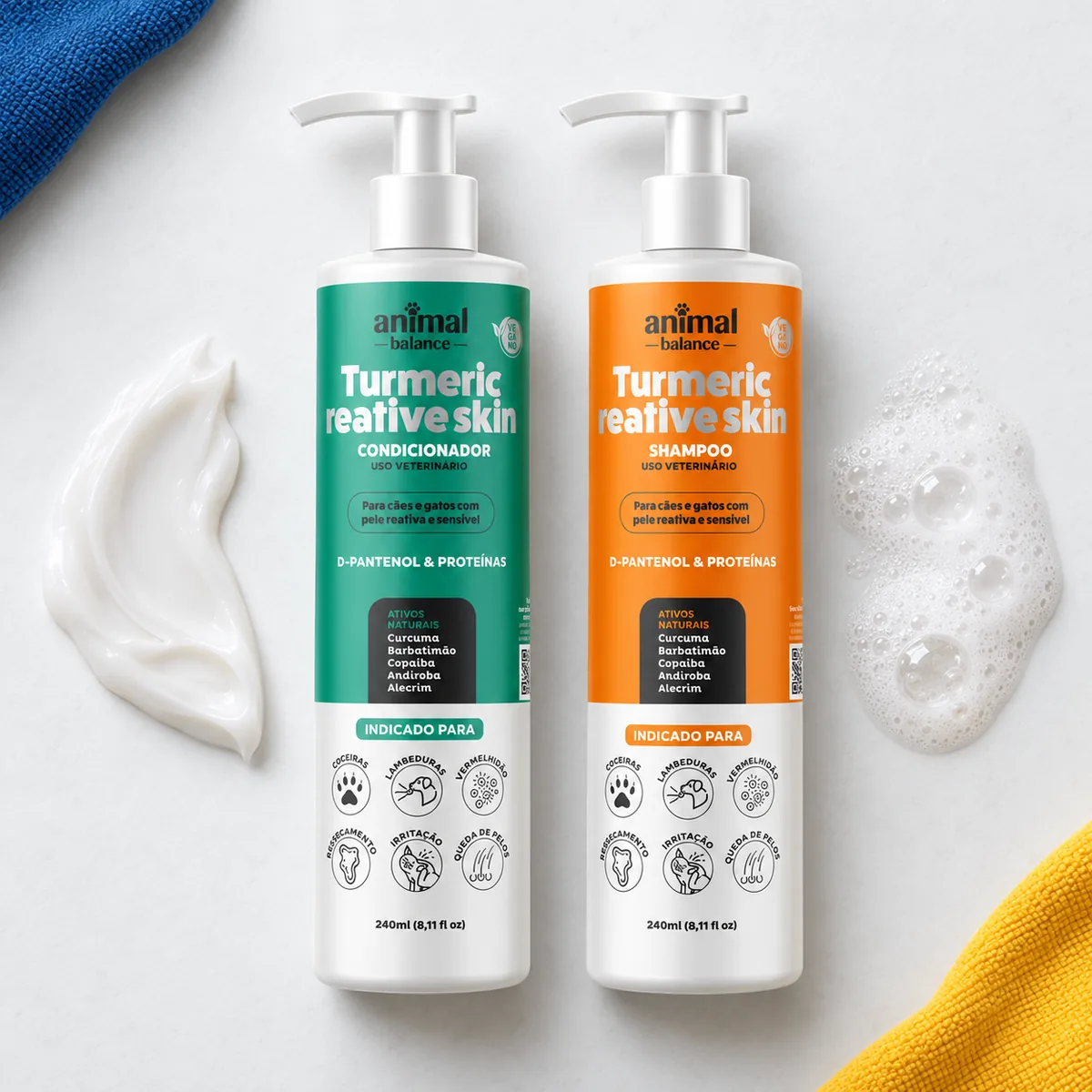 Kit Cúrcuma Reative - 1 Shampoo + 1 Condicionador — detalhe