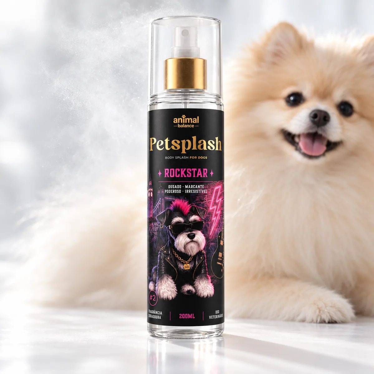 Petsplash® ROCKSTAR [02] inspirado no Dior Sauvage · 200 ml — detalhe