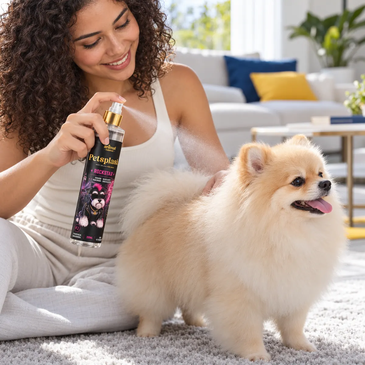 Petsplash® ROCKSTAR [02] inspirado no Dior Sauvage · 200 ml em uso, em casa