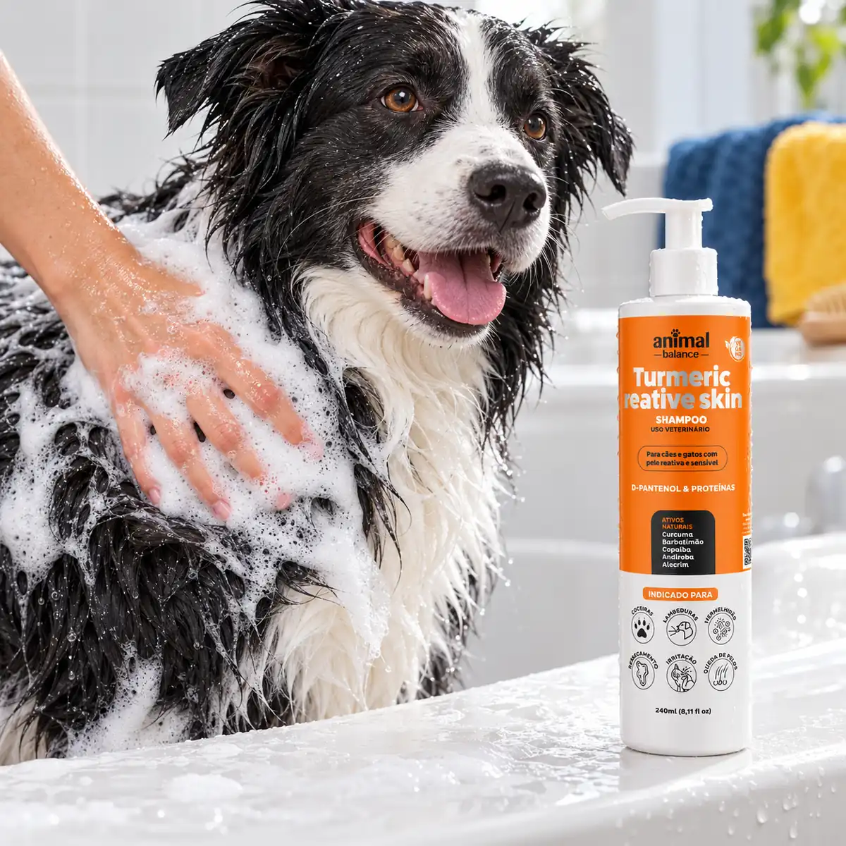 Shampoo Pet - Cúrcuma Reative Skin - 240ml — detalhe