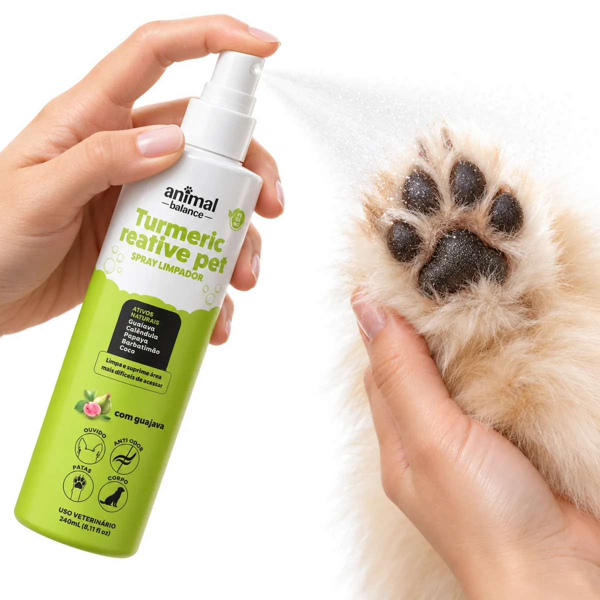 Spray Limpador a Seco - Psidium, Calêndula e Aloe - 240ml — detalhe