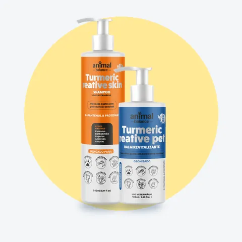 Kit Essencial - 1 Shampoo + 1 Balm - Cúrcuma e Barbatimão uso Tópico: 2 unidades