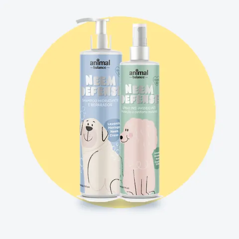 Kit Neem Defense - 1 Shampoo + 1 Spray - 240ml: 2 unidades
